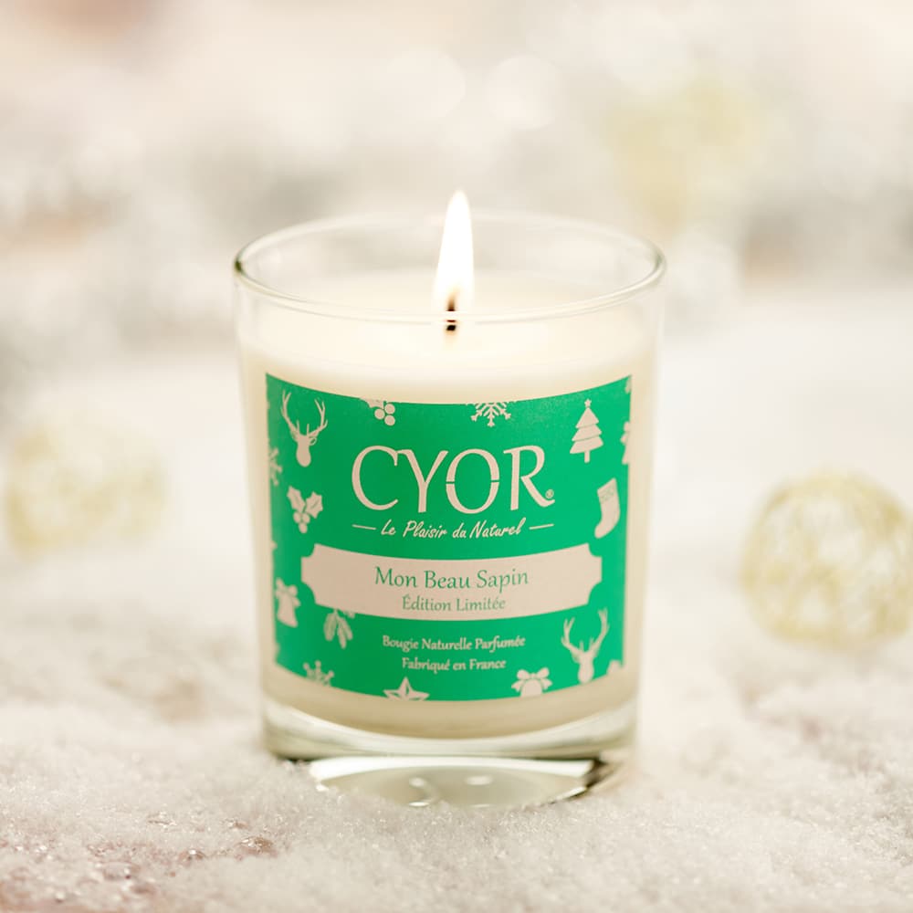 LOT DE 3 BOUGIES DE NOËL