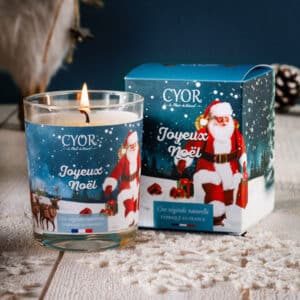 bougie parfumée naturelle joyeux noël idéal à offrir