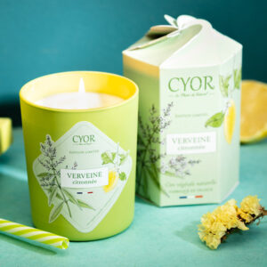 Bougie naturelle parfumée verveine citronnée
