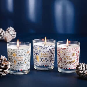 bougie trio de Noël