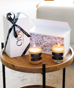 coffret cadeau bougies parfumées