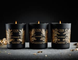 bougie parfumée luxe et raffinement