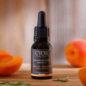 concentré de parfum abricot-romarin pour diffuseur électrique ou diffuseur voiture 15ml