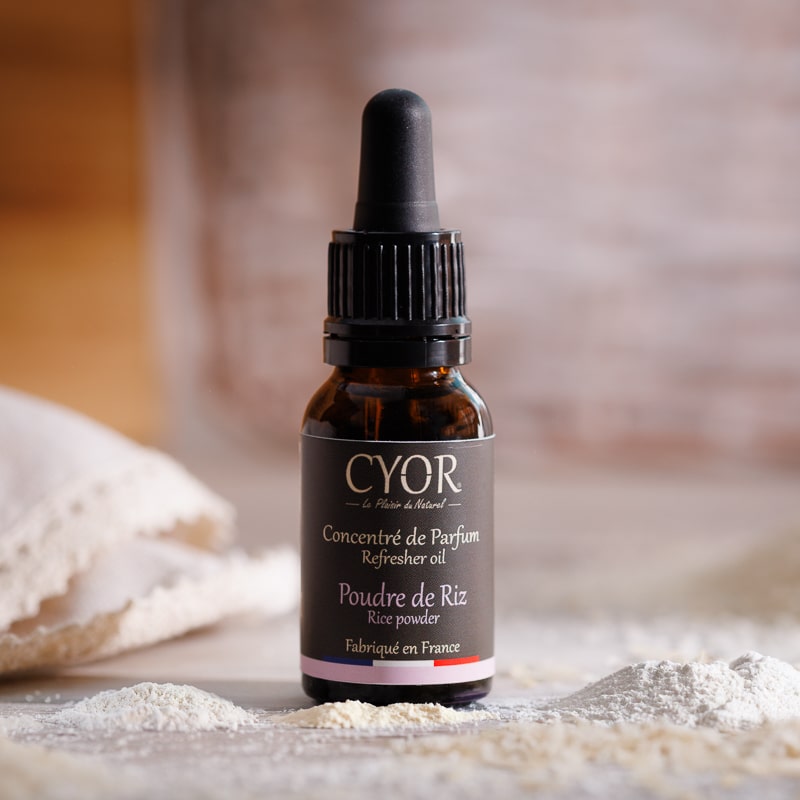 concentré de parfum poudre de riz pour diffuseur électrique ou diffuseur voiture 15ml