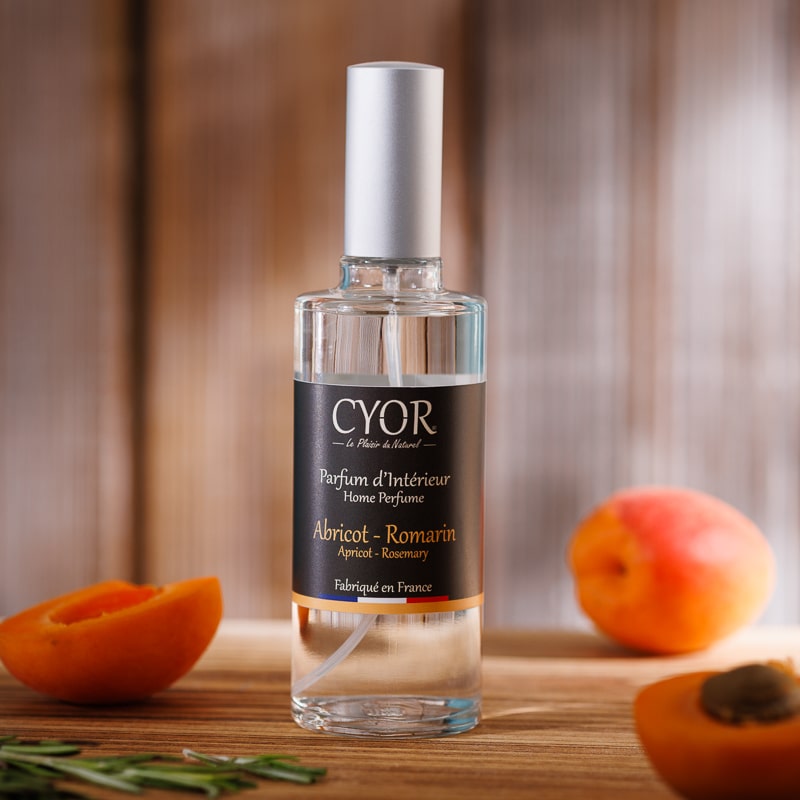 parfum d'intérieur abricot-romarin 100% rechargeable
