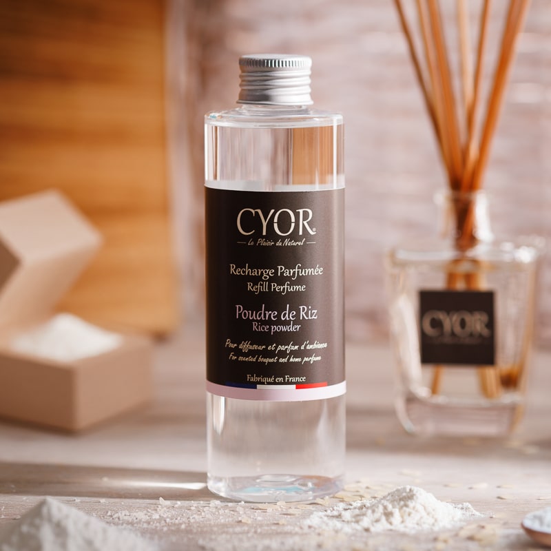 recharge parfumée poudre de riz 200ml