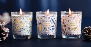 bougie parfumée noël 2025