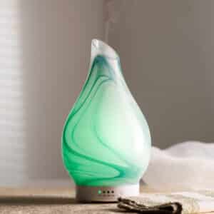 diffuseur d'aromathérapie vase vert