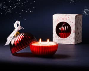 grande bougie boule de noel